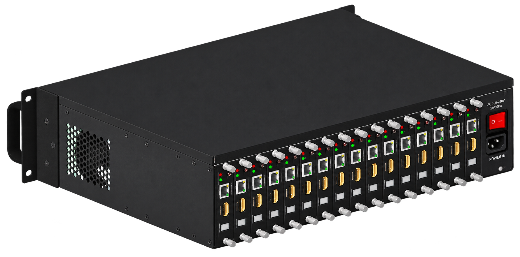 Optional rackmount transmitter chassis